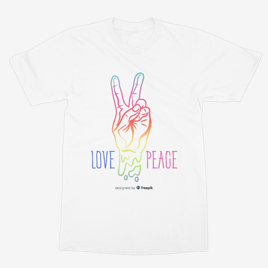 Mens t-shirt - Love Peace